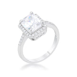 2.95c Round Cut Wedding Ring Engagement Diamond Simulated CZ 925 Sterling Silver Womens
