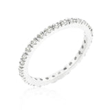 Elle Engagement Ring Eternity Wedding Band Womens Simulated Diamond 925 Sterling Silver CZ