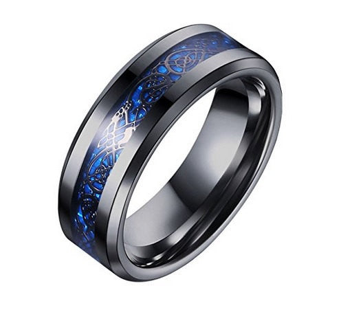 Men's Black Wedding Ring - Black Ember | Mens wedding bands tungsten, Mens  wedding rings black, Black wedding rings